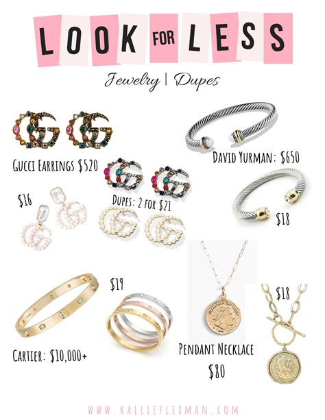 best designer jewelry dupes.